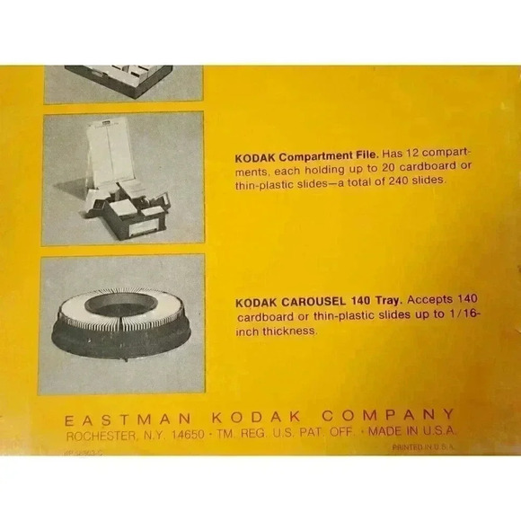 Kodak Carousel Stack Loader Model‎ B40 Slide Tray Vintage in Box w/Instructions - Picture 14 of 16